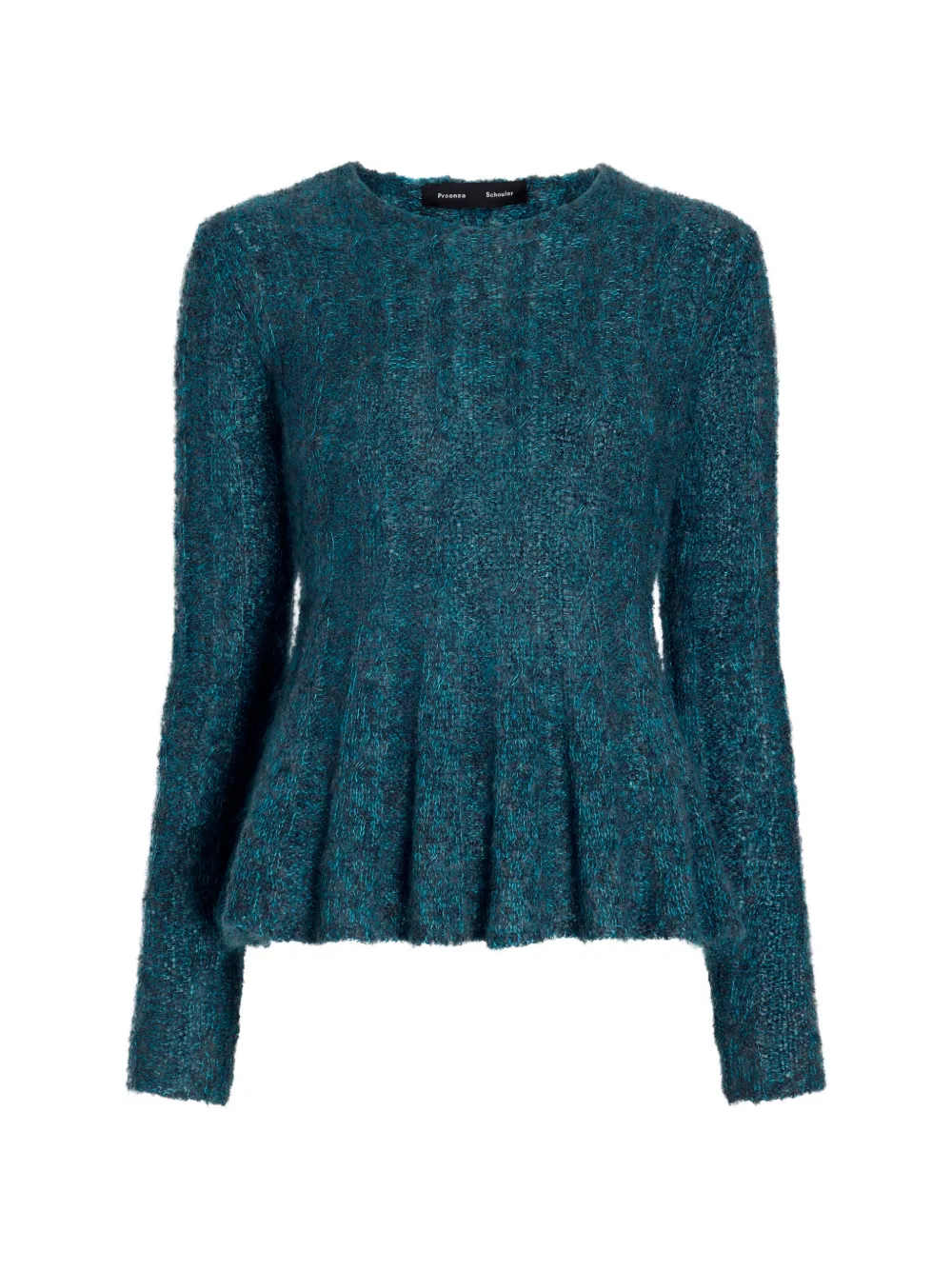 Proenza Schouler Joelle top in looped mohair - Blu