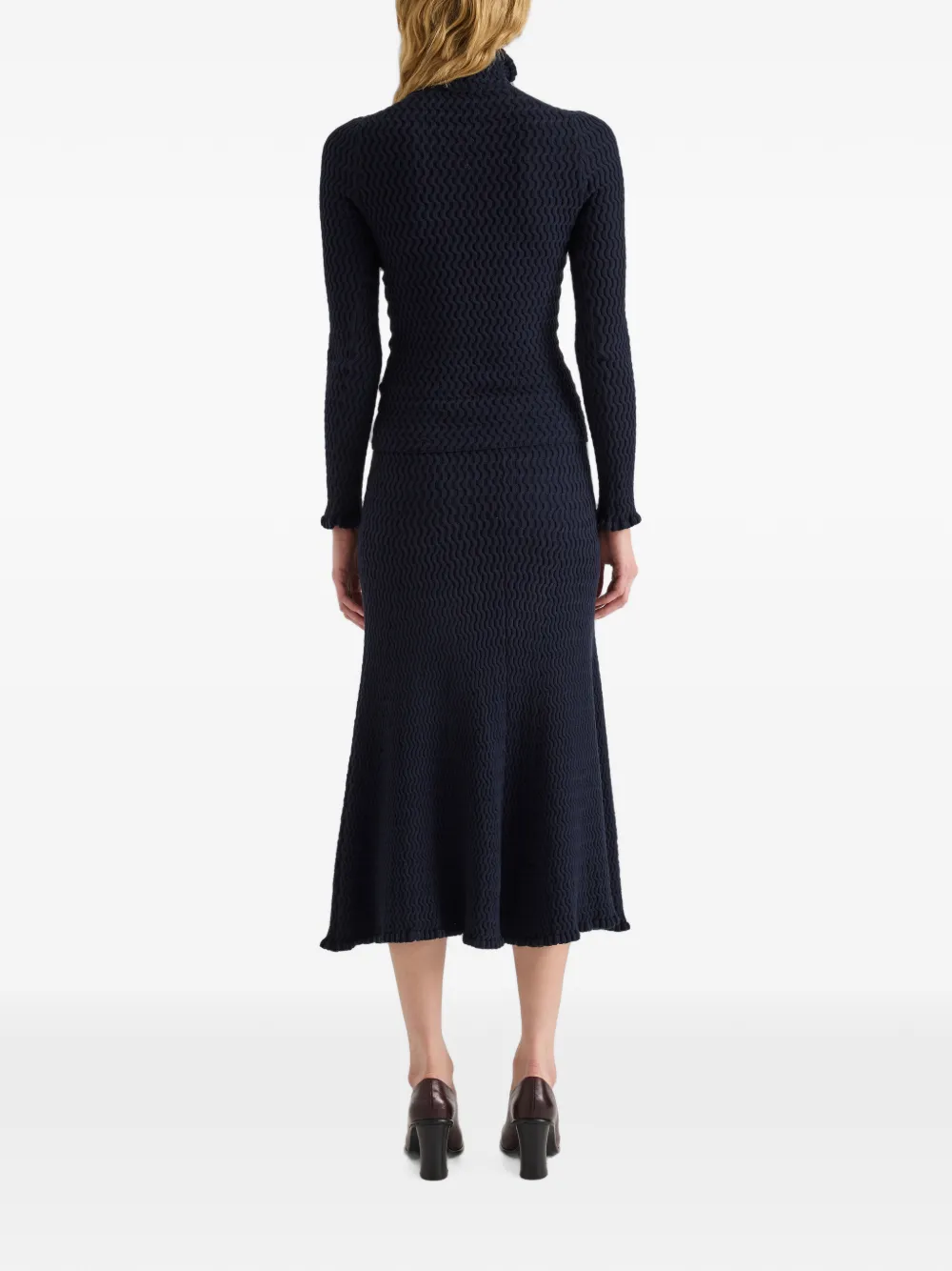 Proenza Schouler White Label Juniper kabelgebreide trui Blauw