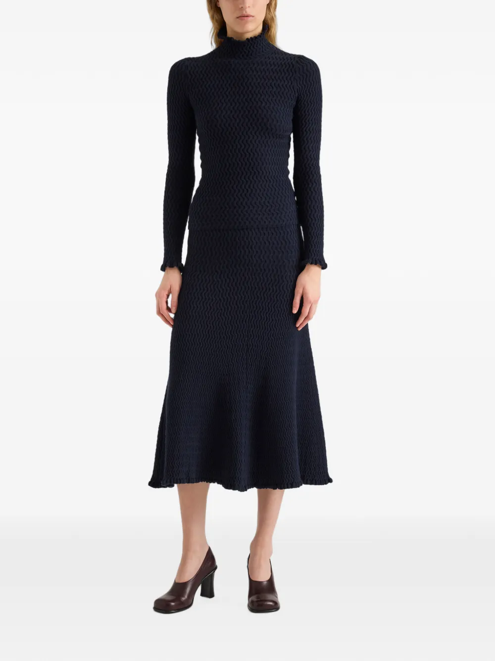 Proenza Schouler White Label Juniper kabelgebreide trui Blauw