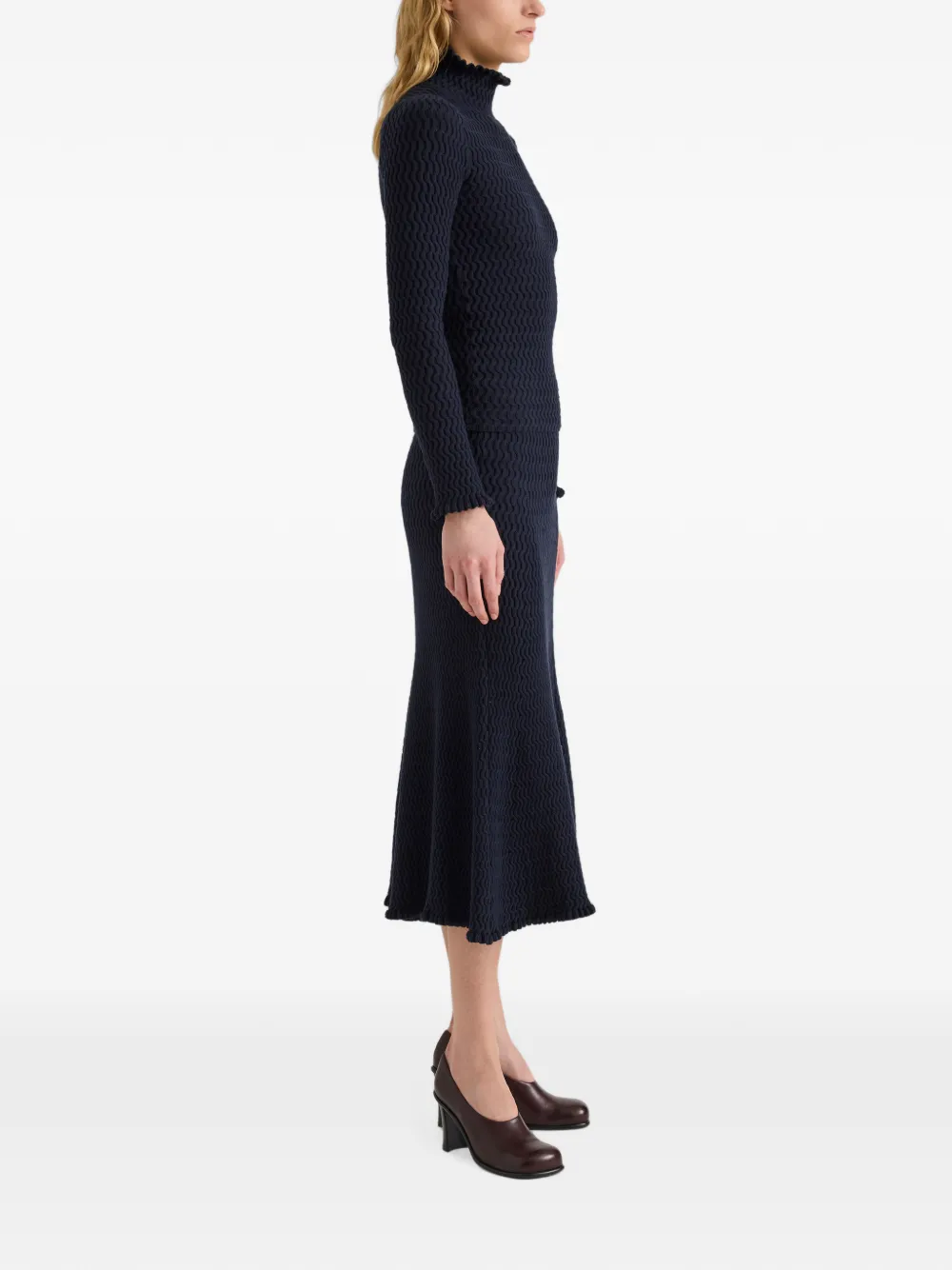 Proenza Schouler White Label Juniper kabelgebreide trui Blauw