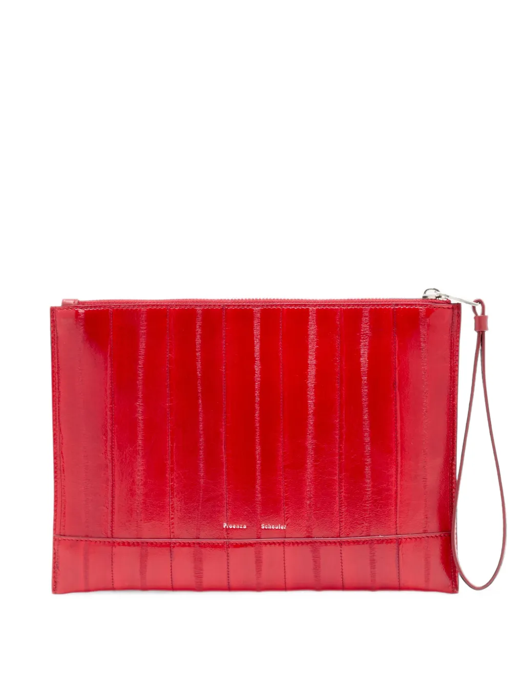 Proenza Schouler zip pouch in eel - Rosso