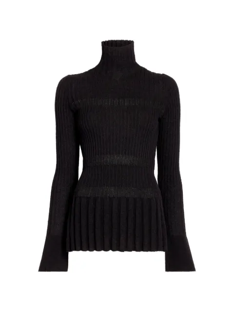 Proenza Schouler top Rosario de lana merino texturizada