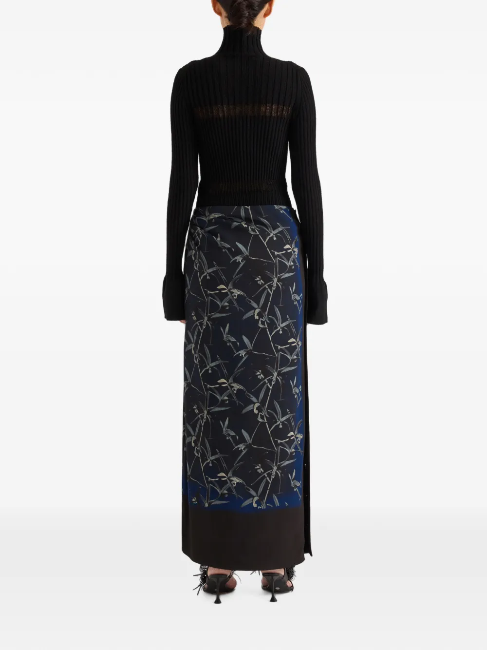 Proenza Schouler Rosario top van merinowol met textuur Zwart