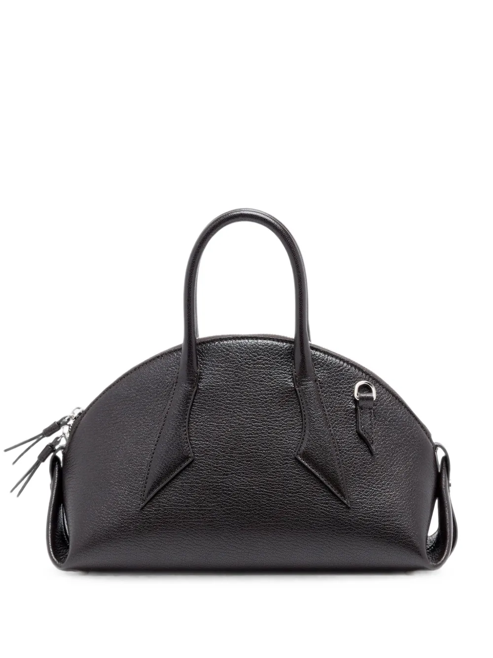 Proenza Schouler small Bowler bag in shiny goat - Marrone
