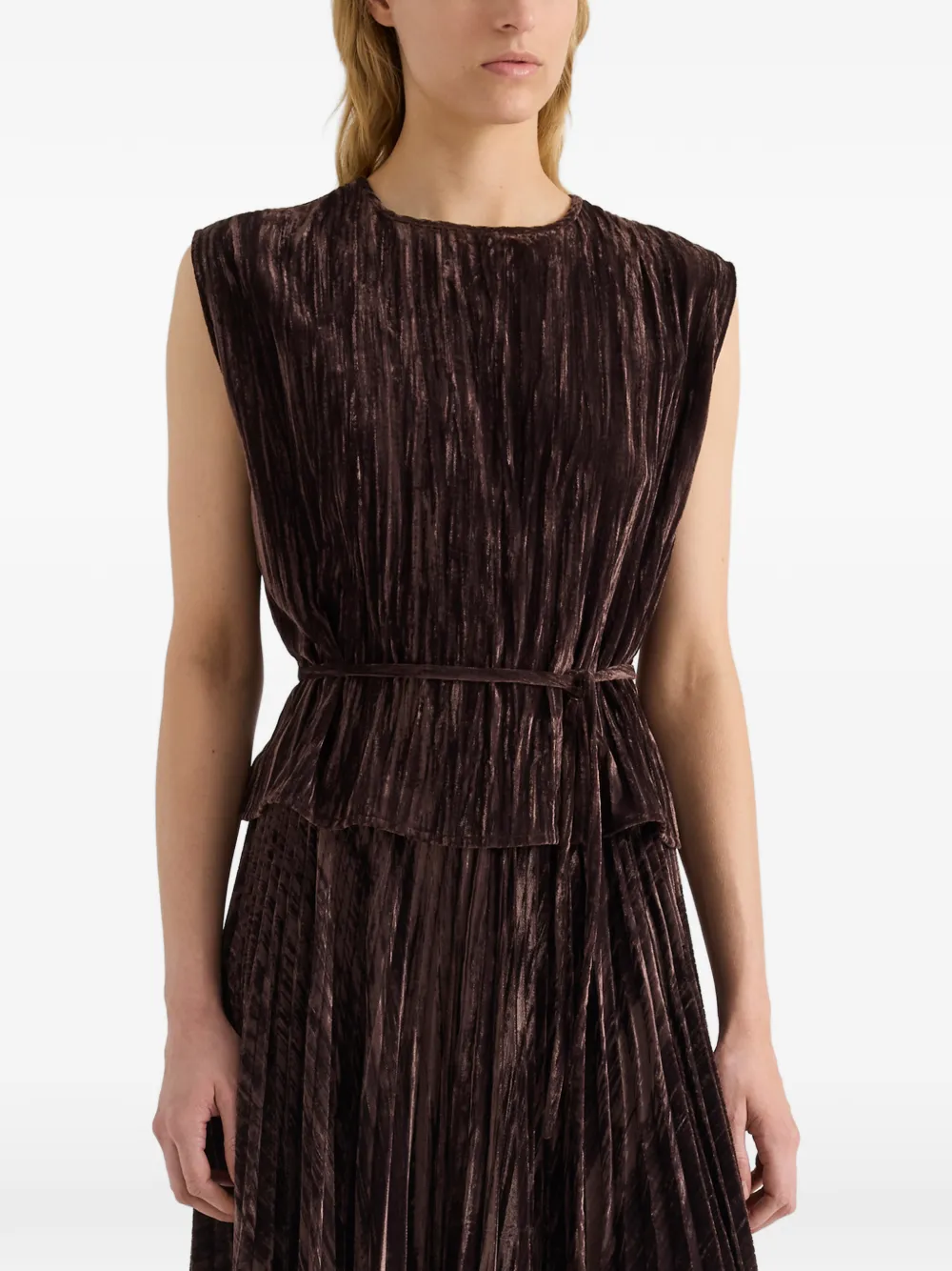 Proenza Schouler White Label Lyra sleeveless blouse Bruin