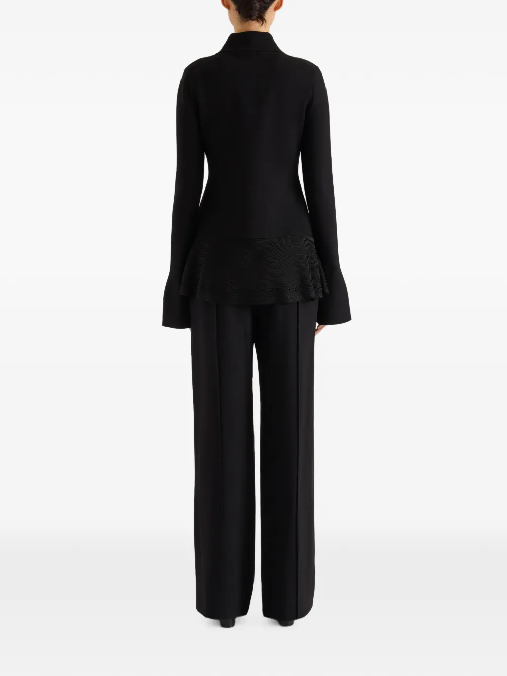 Proenza Schouler Martina jack van compacte stretch viscose Zwart