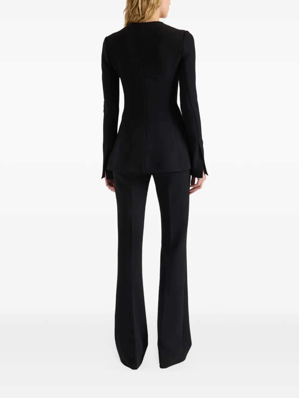 Proenza Schouler Sonia broek met bi-stretch pasvorm Zwart