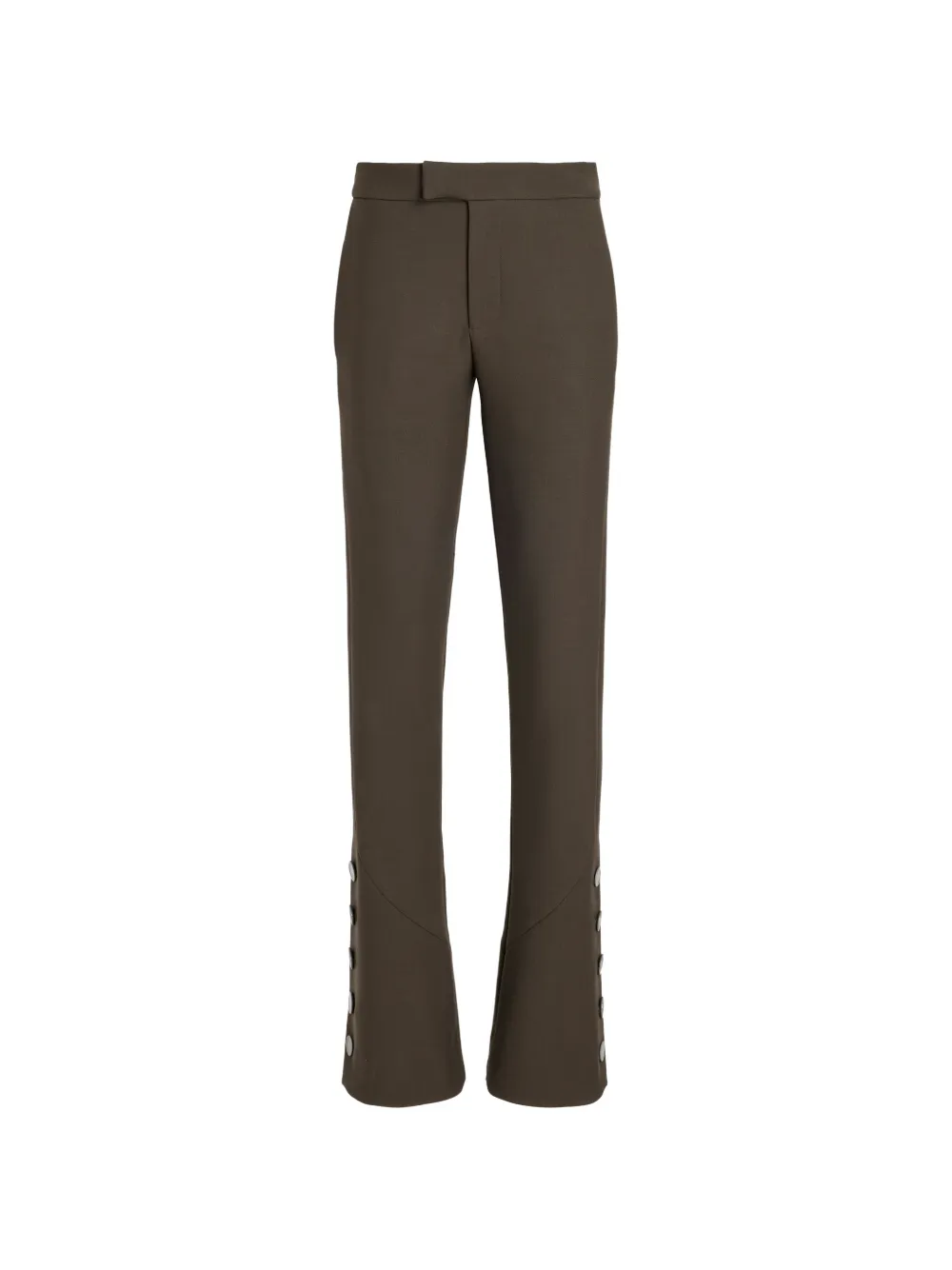 Proenza Schouler Althea broek van dubbelzijdig stretch wol Bruin