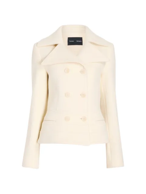 Proenza Schouler Romane jacket in compact melton wool