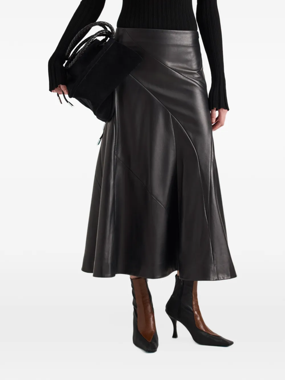 Proenza Schouler Kenza skirt in nappa leather - Schwarz