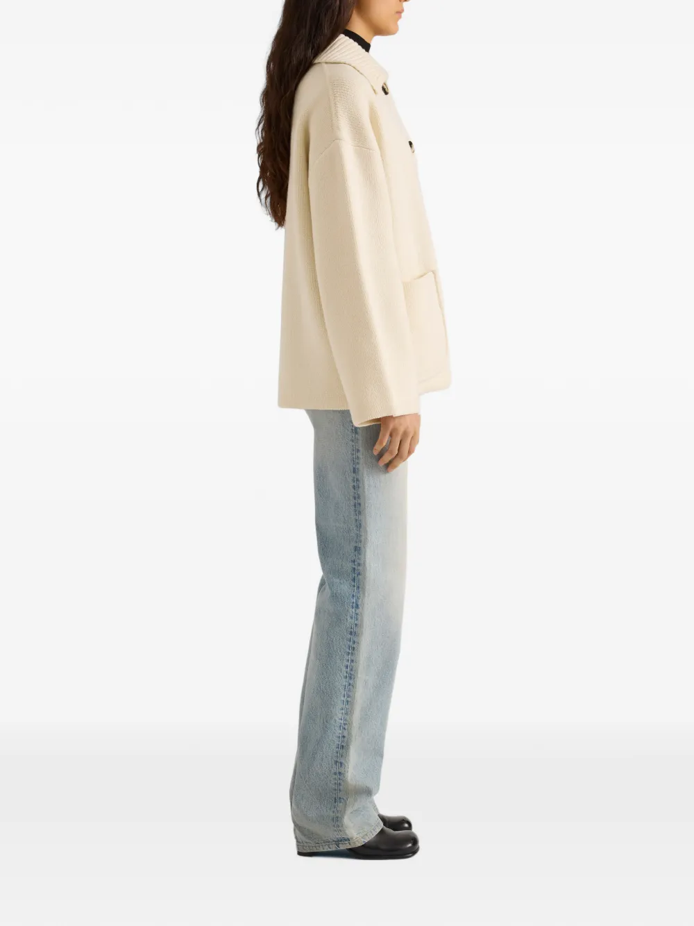 Proenza Schouler White Label Nelly jack met knopen Beige