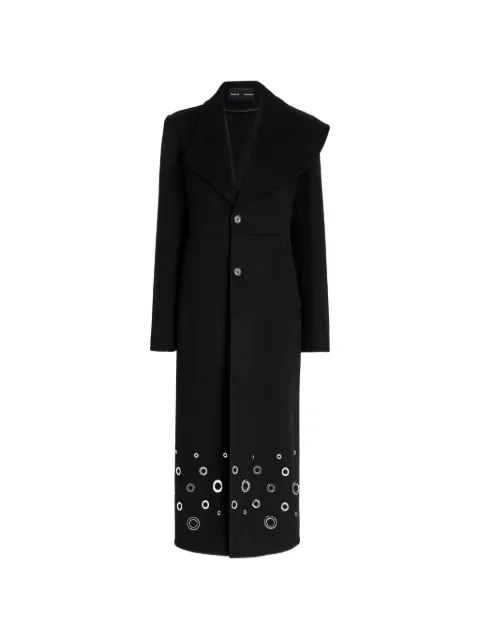 Proenza Schouler Alix coat in compact melton wool