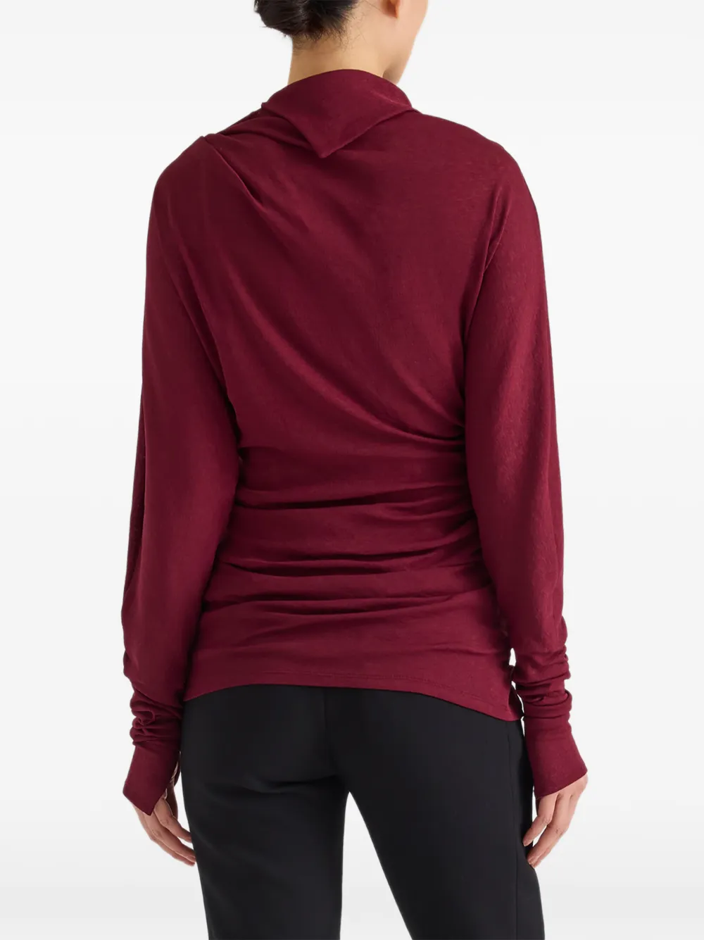 Proenza Schouler Golda top van gauzy jersey Rood