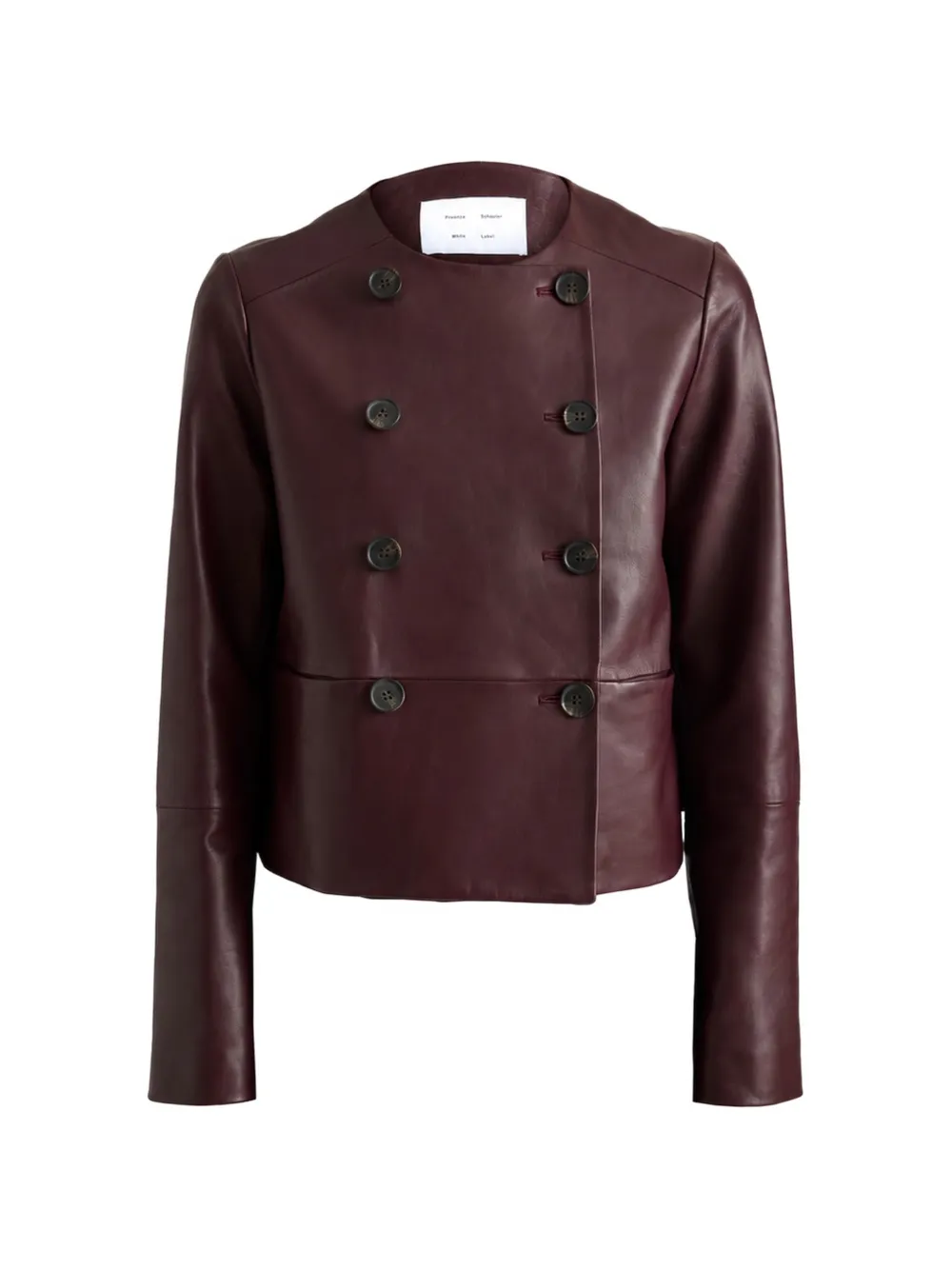 Proenza Schouler White Label Courtney Lederjacke - Rot