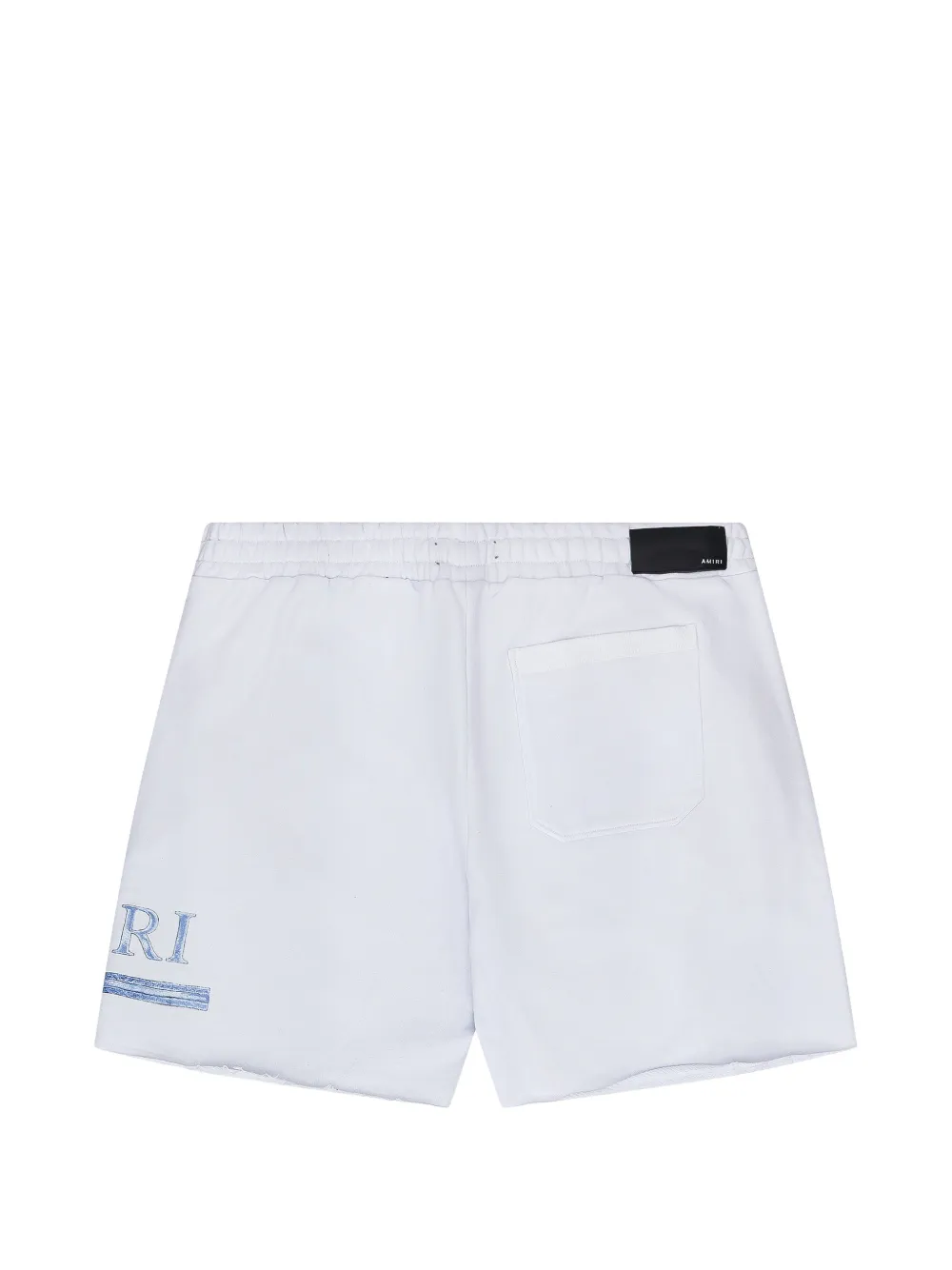 AMIRI MA Watercolour Bar shorts met trekkoord Wit