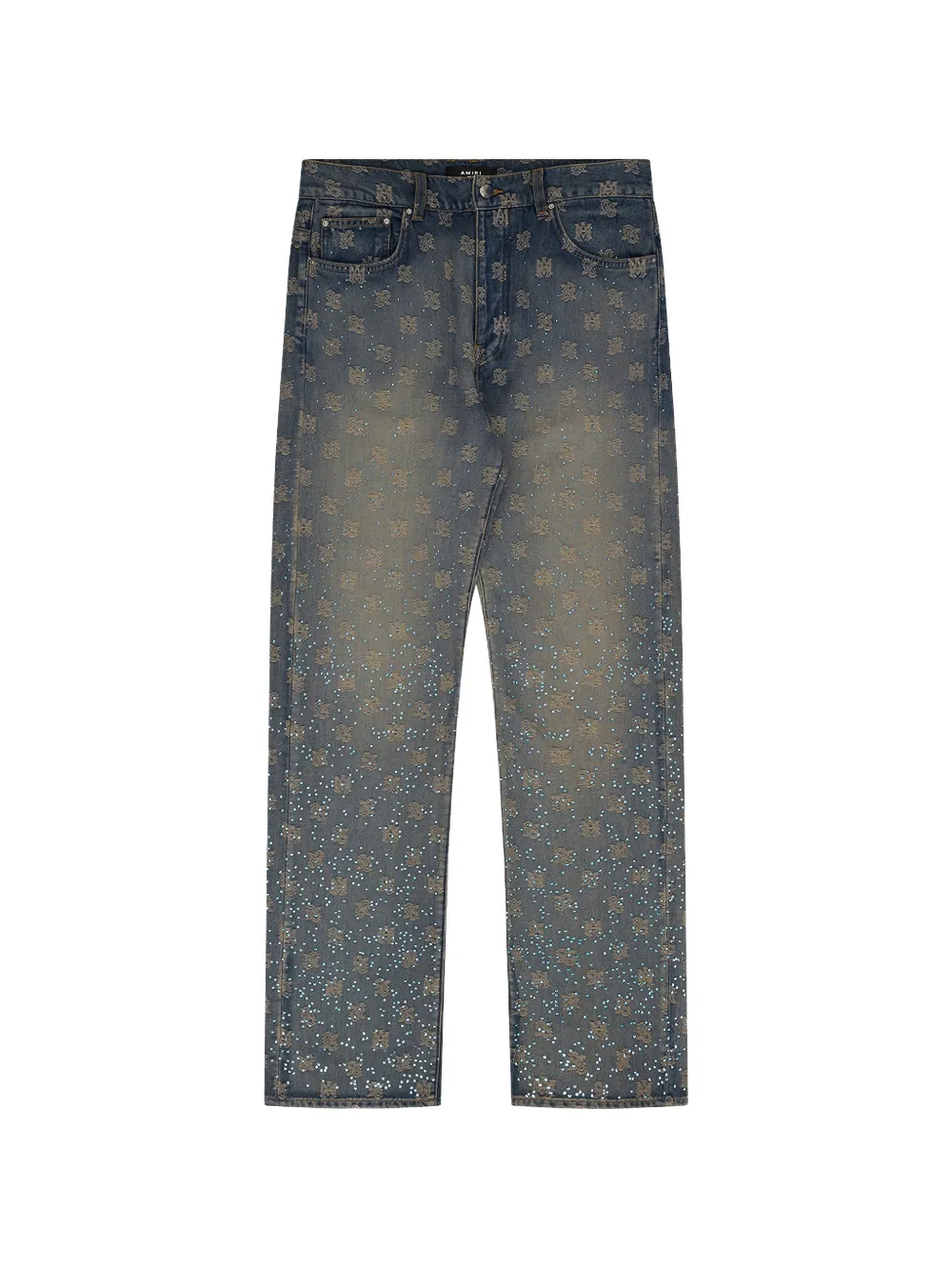 AMIRI Crystal Burst MA Paisley jeans - Blu