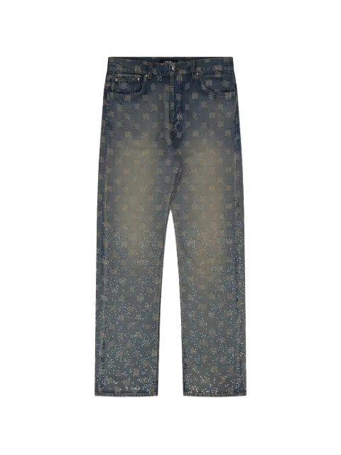 AMIRI Crystal Burst MA Paisley jeans