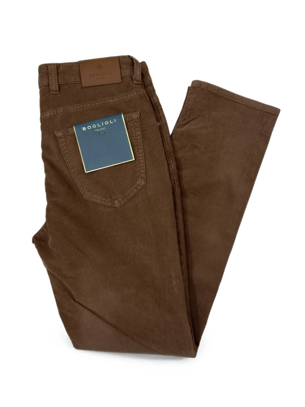 Boglioli Ribfluwelen jeans Bruin