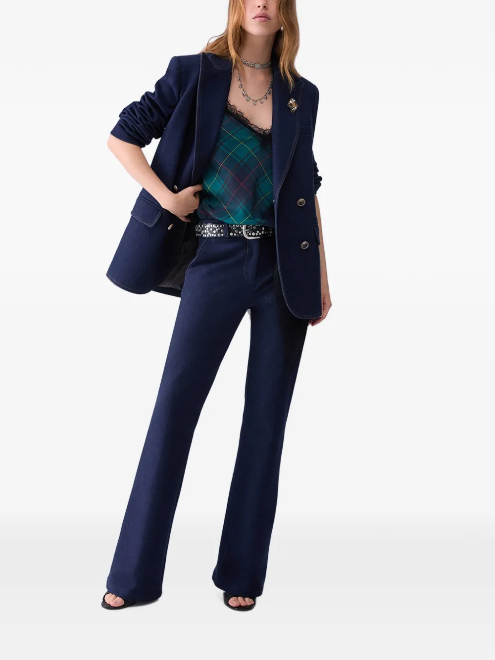 LIU JO Blazer met dubbele rij knopen Blauw