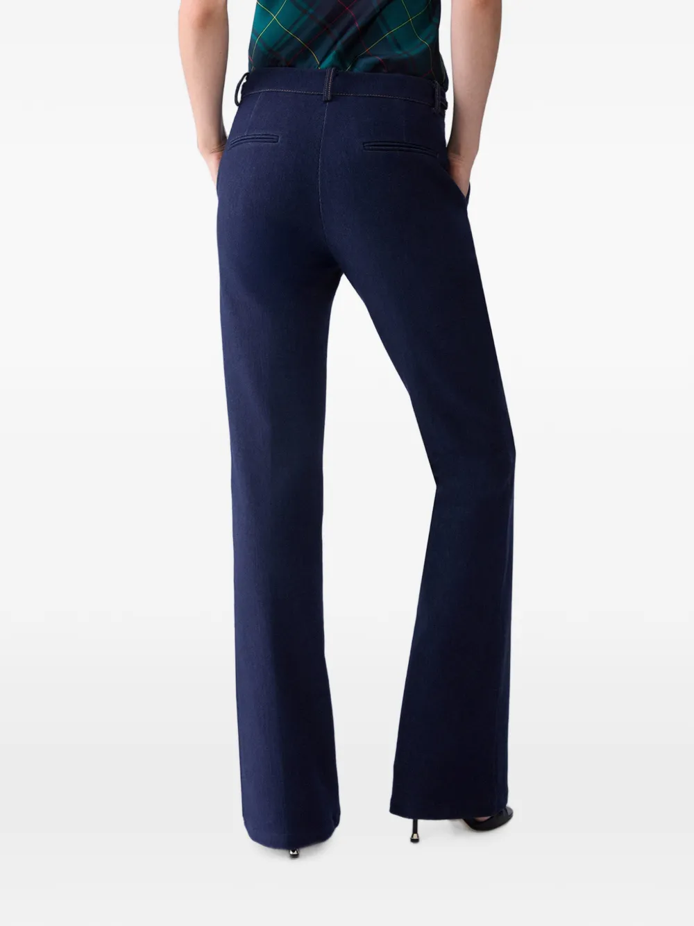 LIU JO Bootcut jeans met kettingdetail Blauw