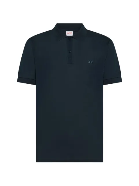 Sun68 logo-embroidered polo shirt