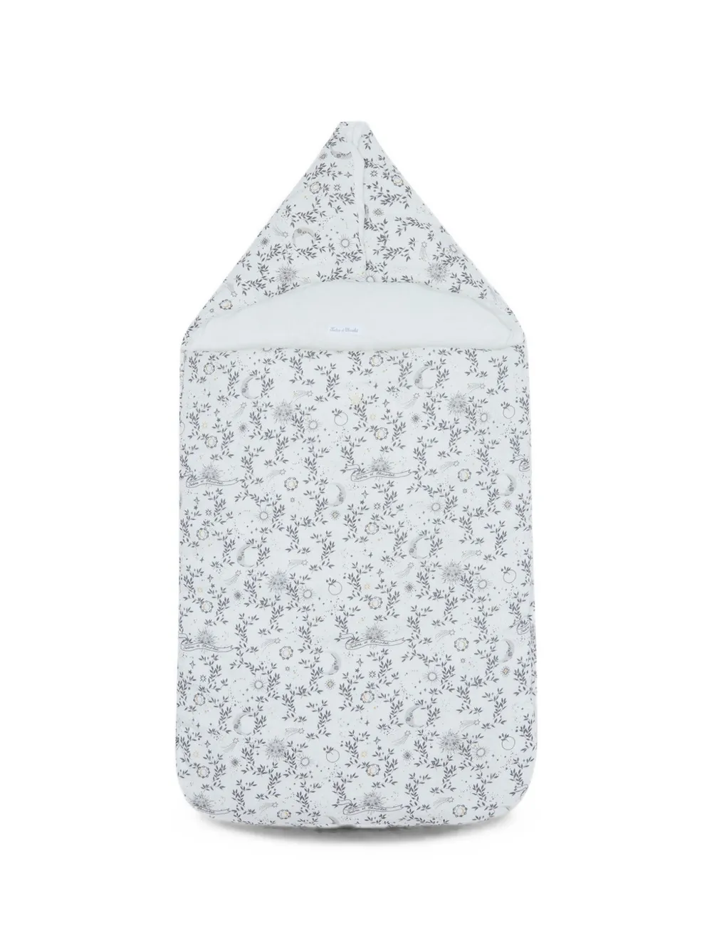 Tartine Et Chocolat celestial-print sleeping bag - Bianco
