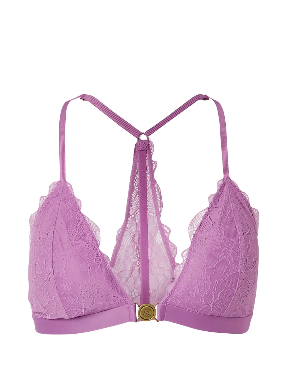 Love Stories lace-trim racerback bra - Viola