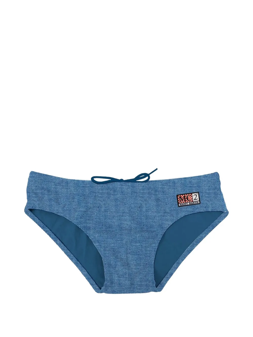 MC2 Saint Barth Cayo denim-print swim trunks