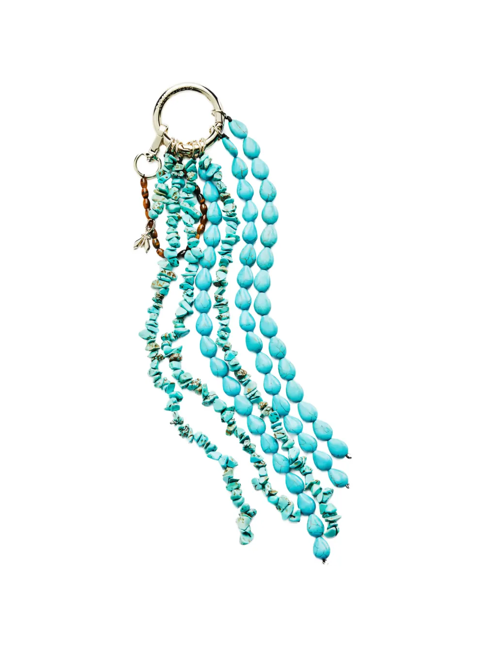 Patrizia Pepe Fly beaded keyring · One Size