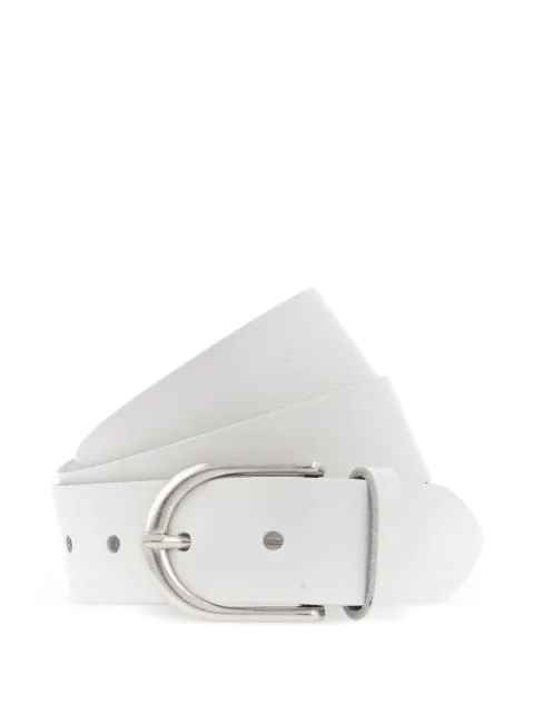 BGM LABEL buckle-fastening leather belt
