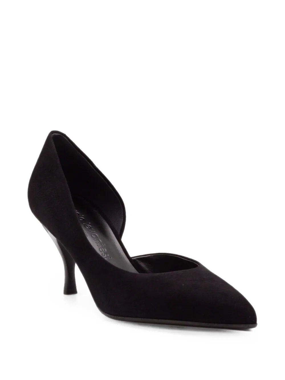 Sergio Levantesi Jada side-cutout pumps Zwart
