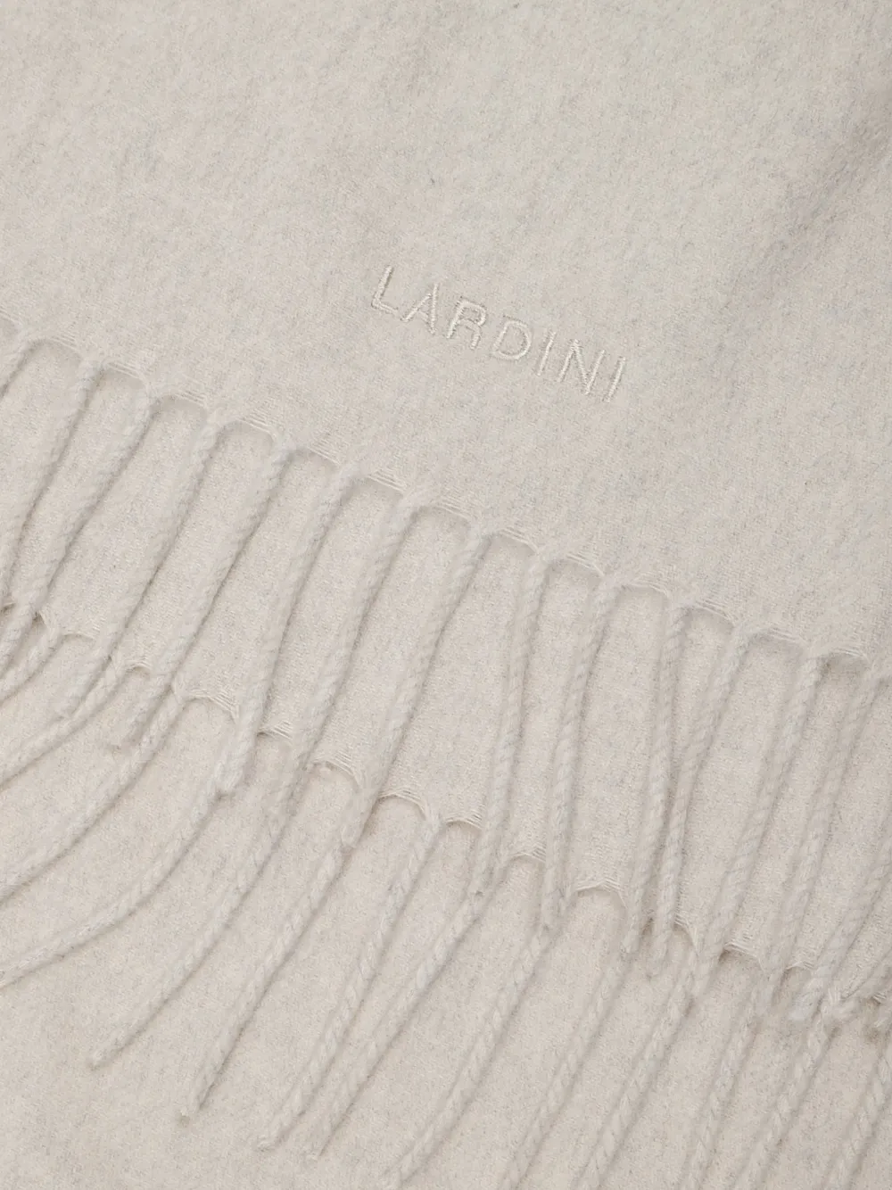 Lardini Kasjmier sjaal met franje Beige