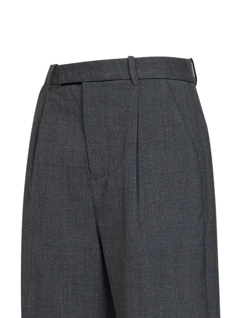 Self-Portrait Geplooide pantalon Grijs