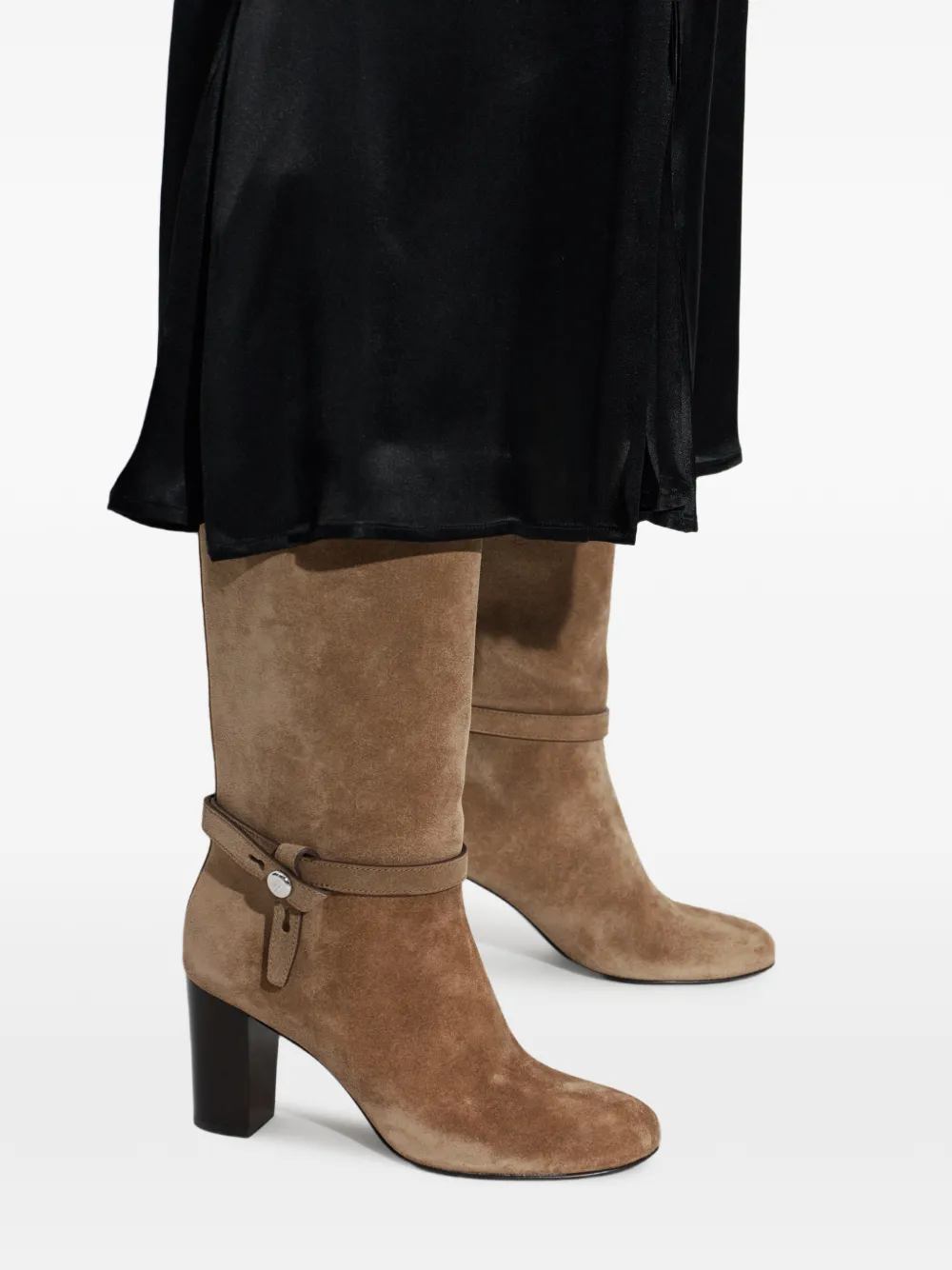 Tory Burch Romy suede boots Beige