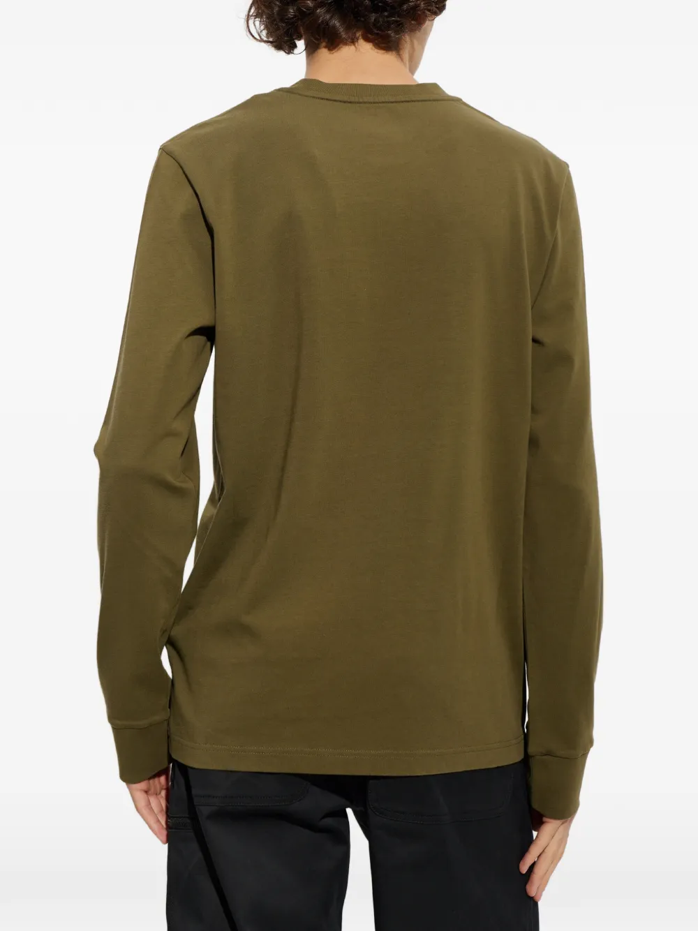 Moncler T-shirt met logoprint Groen