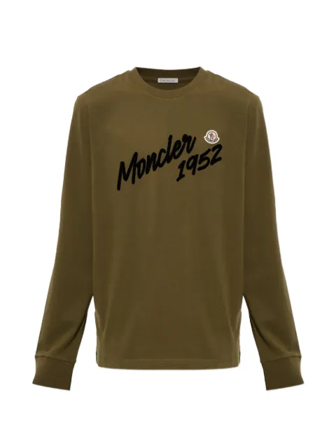 Moncler logo-print long-sleeve T-shirt