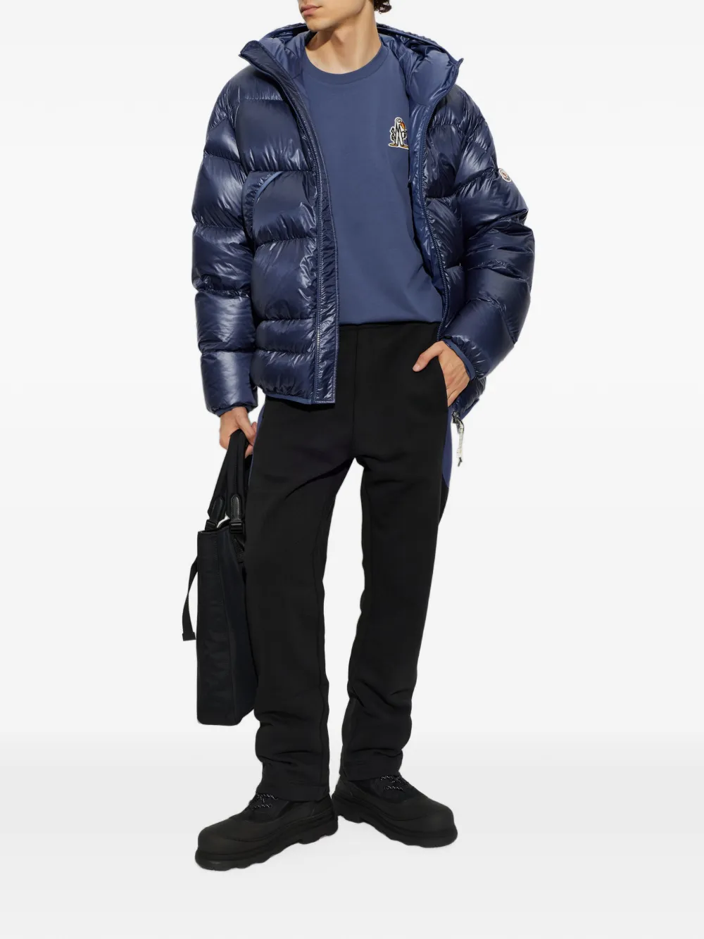 Moncler Trainingsbroek met logopatch Zwart