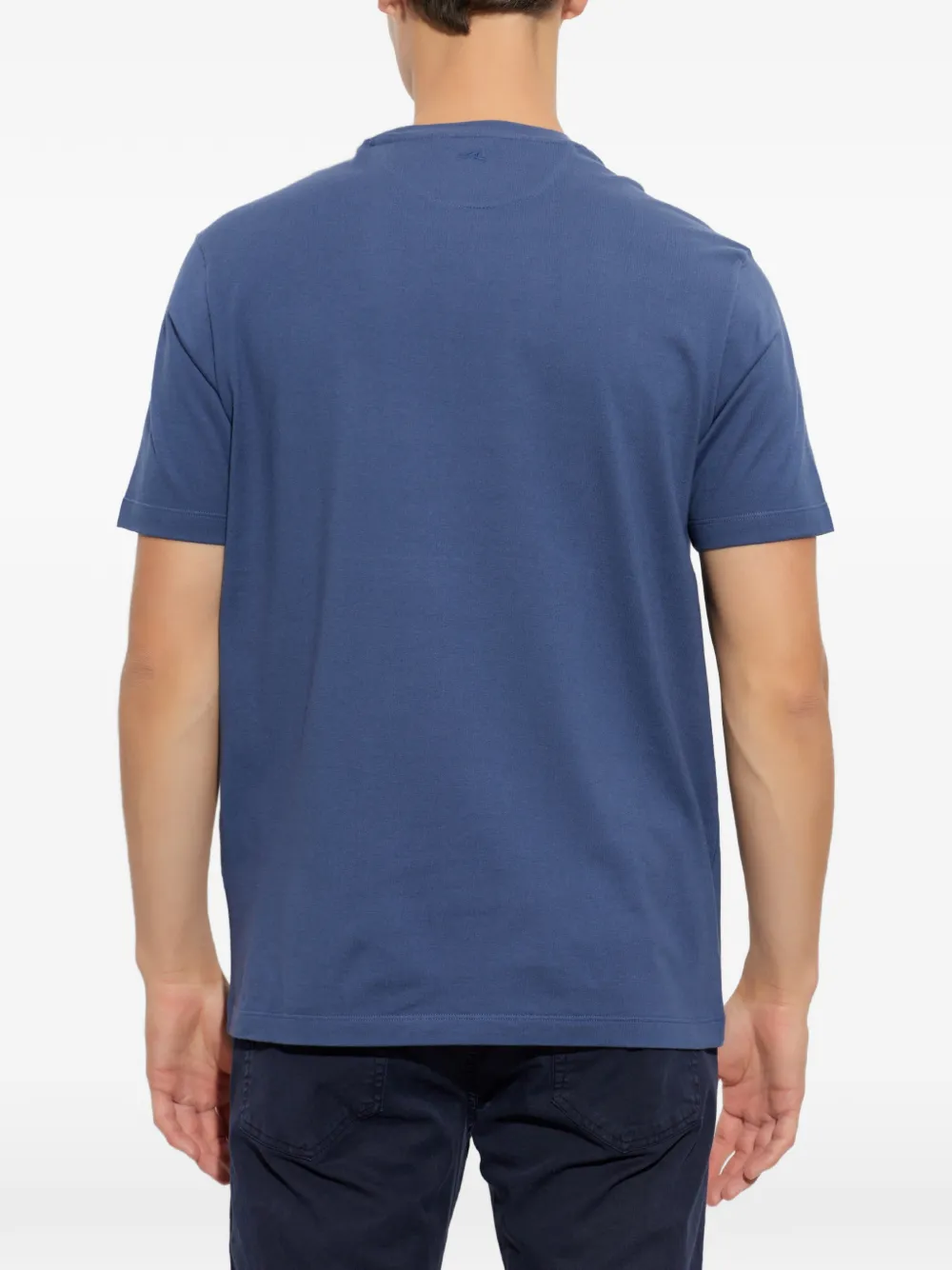 Paul & Shark T-shirt met geborduurd logo Blauw