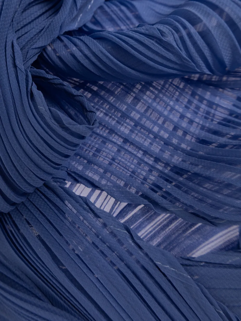 Pleats Please Issey Miyake Monthly July sjaal Blauw