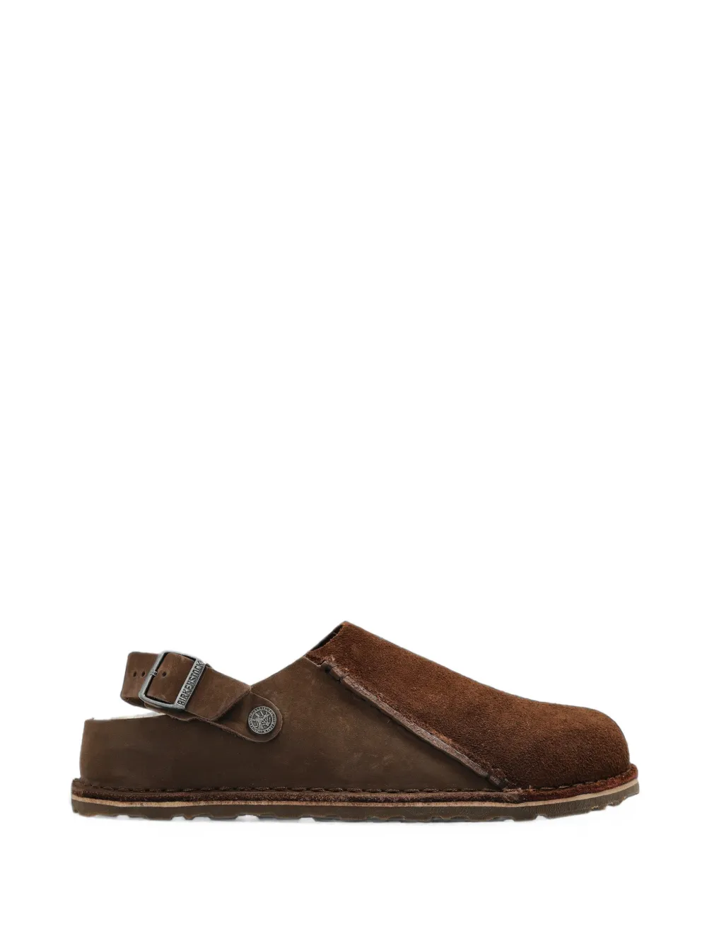 Birkenstock Lutry Premium Split mules - Marrone