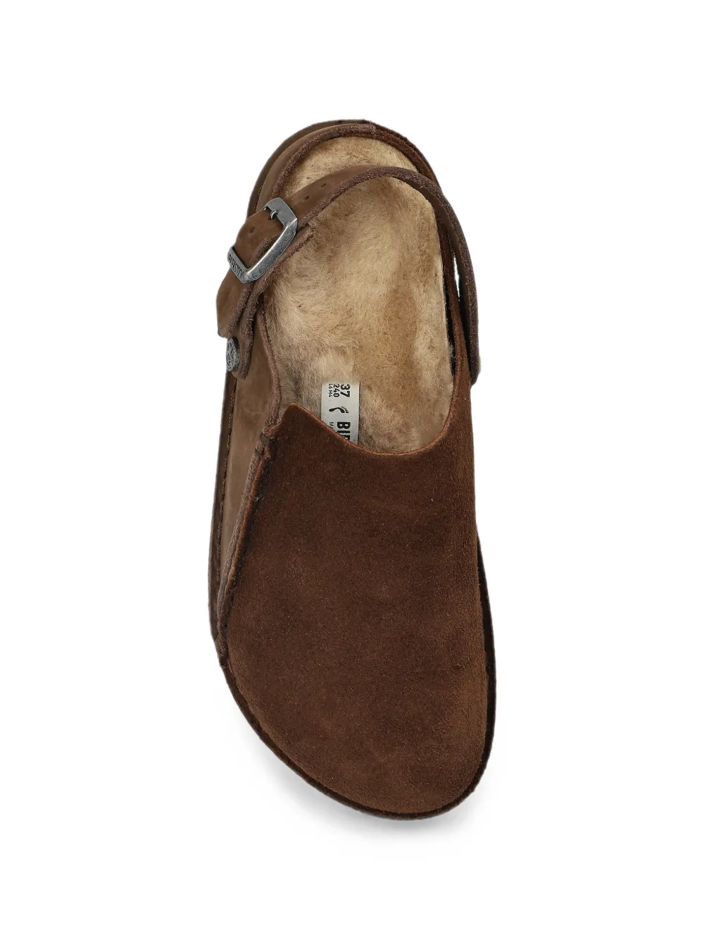 Birkenstock Lutry Premium Split mules Bruin