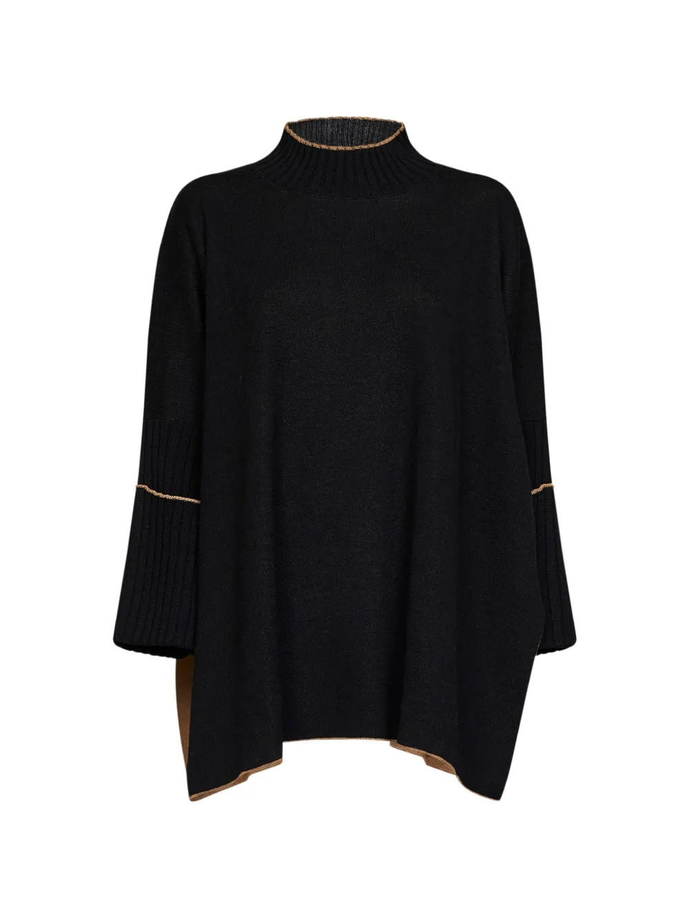 Herno virgin wool tunnel-neck sweater - Schwarz