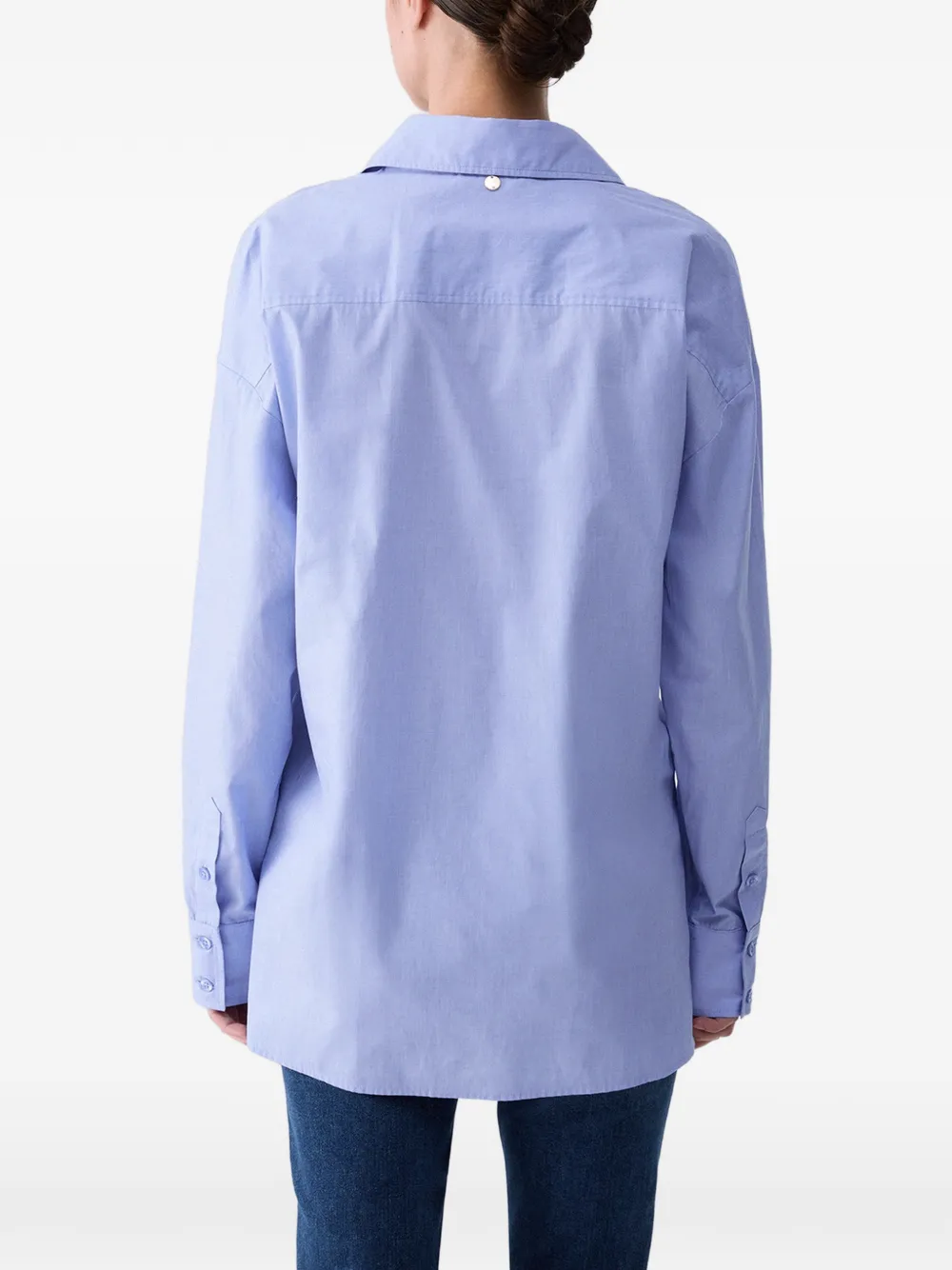 LIU JO Popeline overhemd Blauw