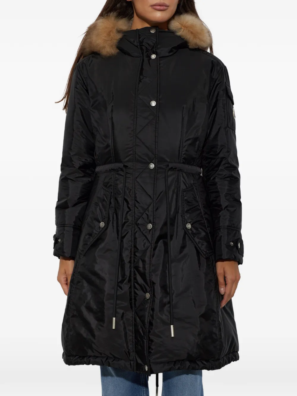Moncler Moustique hooded parka Zwart