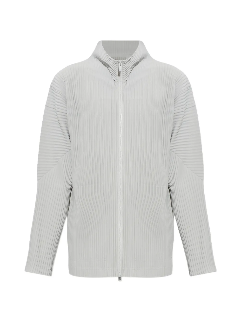 Homme Plissé Issey Miyake pleated jacket - Grau