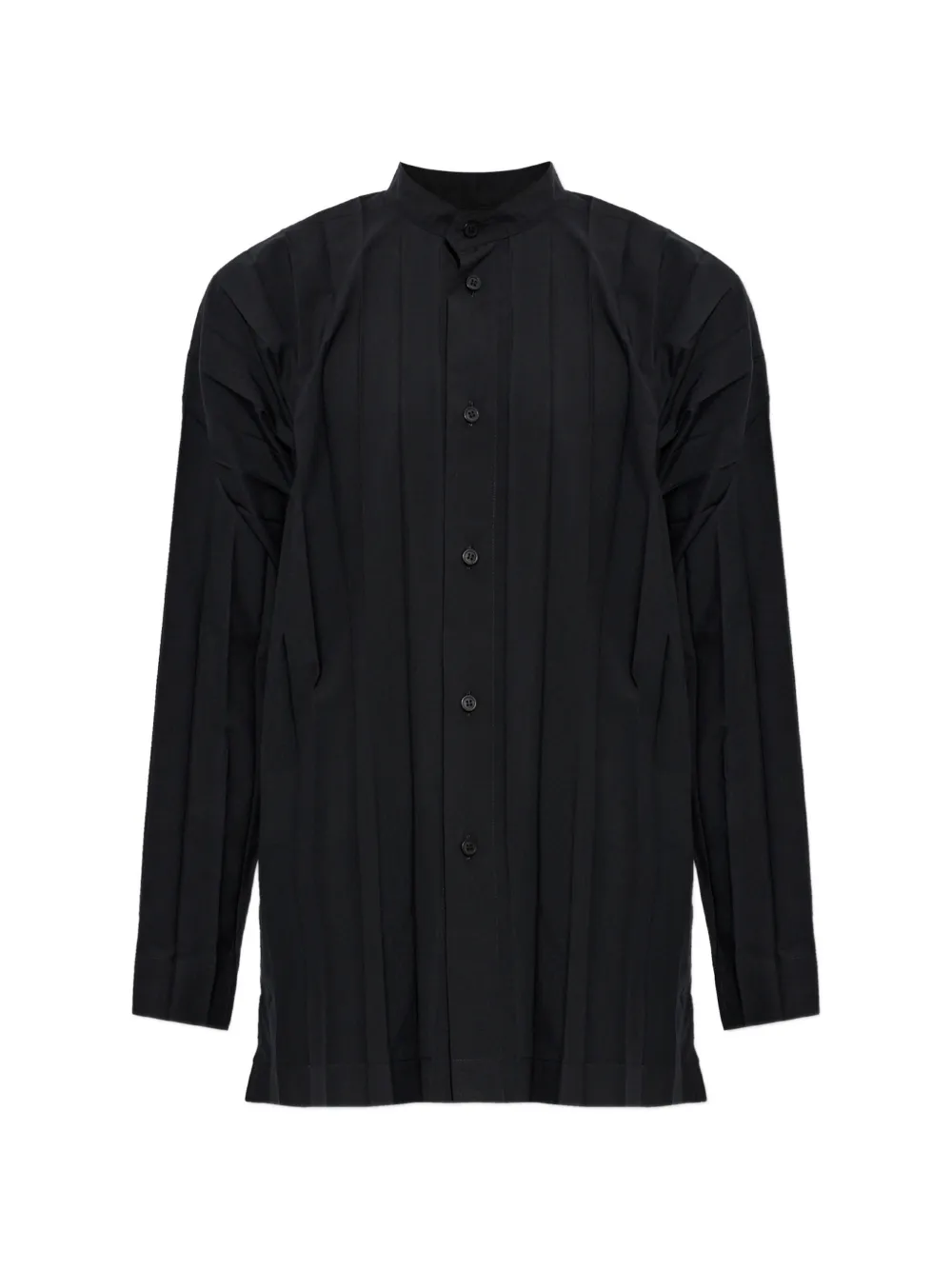 Homme Plissé Issey Miyake Edge pleated shirt - Schwarz