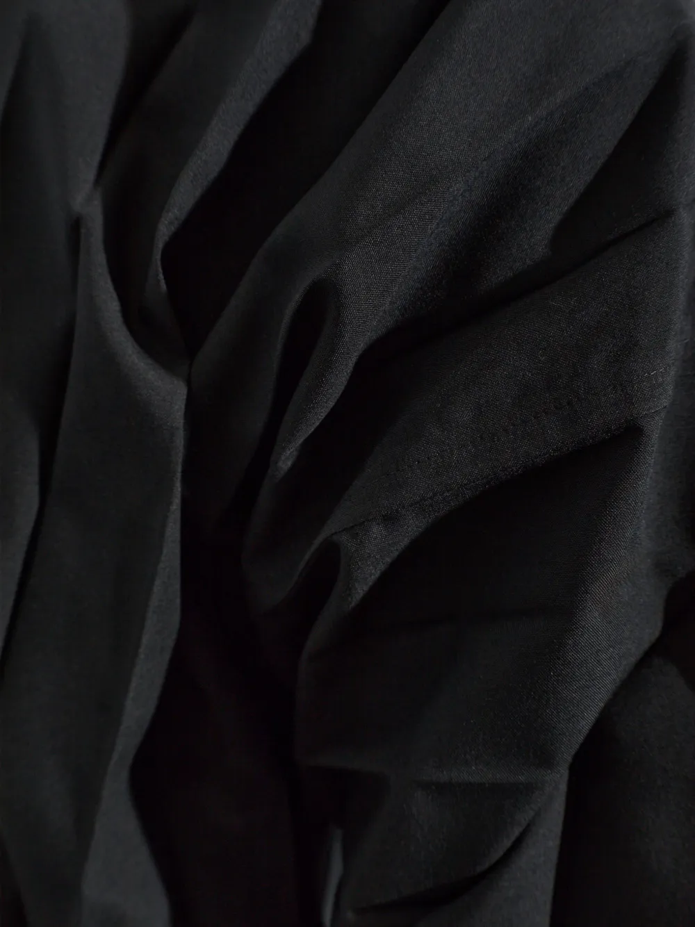 Homme Plissé Issey Miyake Geplooid overhemd Zwart