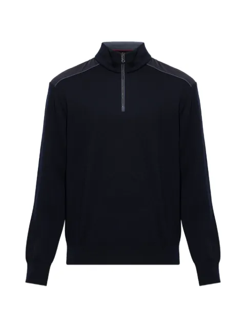 Paul & Shark quarter-zip stand-up collar sweater