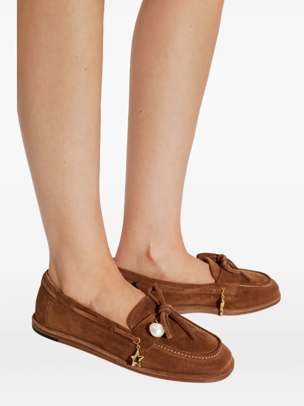 AGL Charmy Charms round-toe loafers Bruin