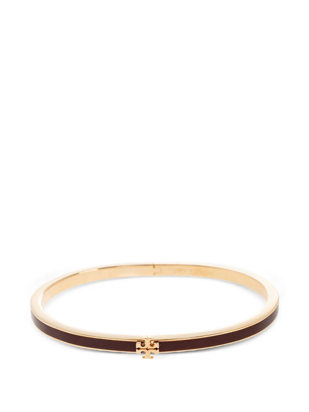 Tory Burch Icon Thin enamel bracelet - Oro